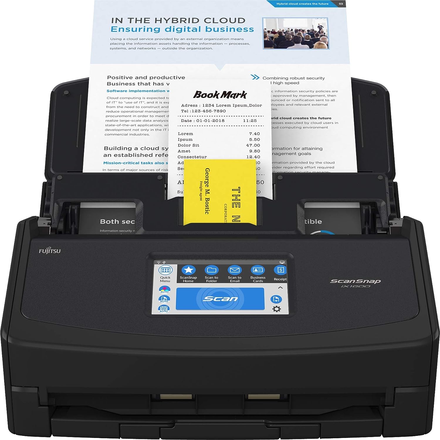 Boost Efficiency with the ScanSnap iX1600 Scanner